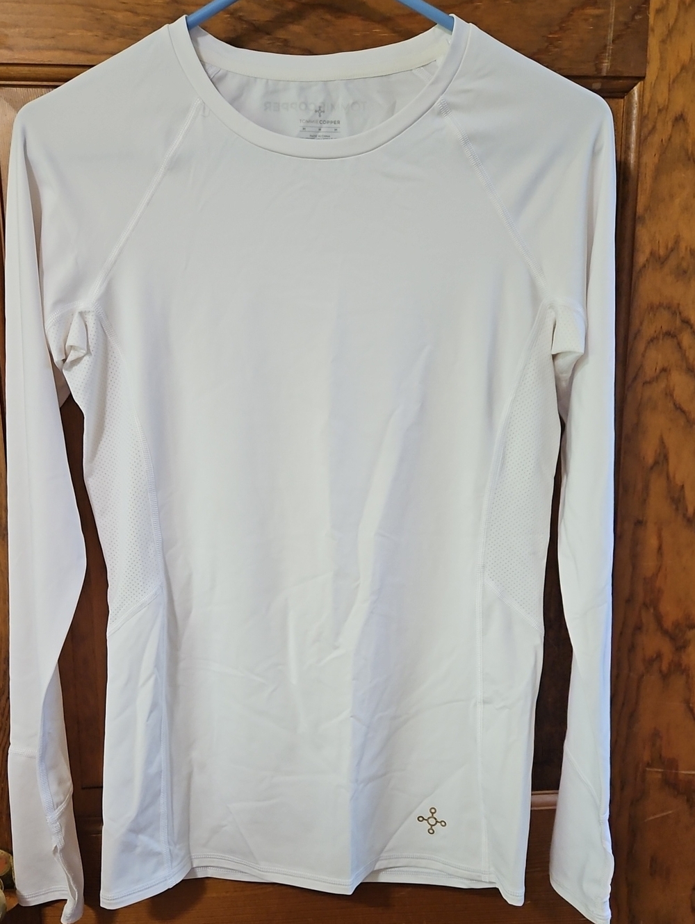 Tommie Copper Long Sleeve Performance Tee - White